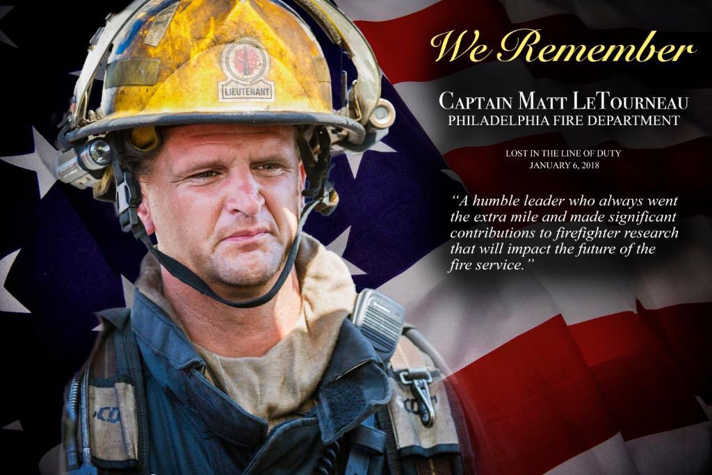 TheSecretList's tweet photo. Remembering @PhillyFireDept Captain Matt LeTourneau Who died In The Line Of Duty In a Structure Fire One Year Ago. @IAFF22 @ThielAdam @PhillyFireDept #Philadelphia #firefighter #firefighters #LODD #RIP https://t.co/xzqIVSe6Lp