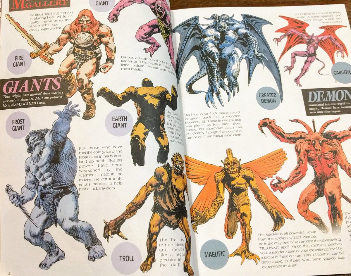 ゆたぽん Nes 海外ファミコン のwizardryはフロストジャイアントのデザインが違う Nes版 リルガミンサーガもこっちだけど の原画はall Of Wizardyで初めて見た Twitter