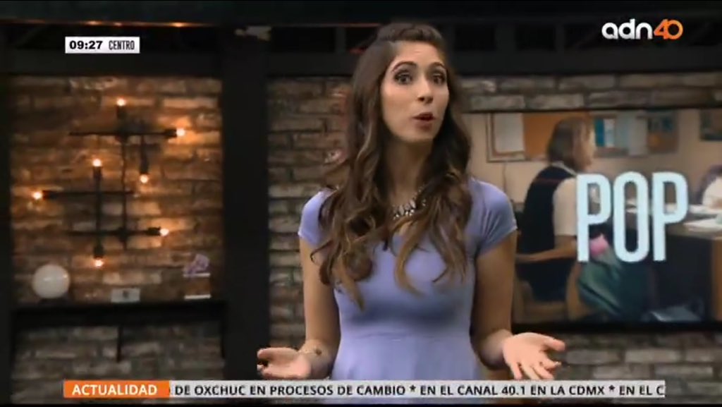 ToledanoFan's tweet photo. @aletoledan Súper bonita en @adn40 #EsDeMañana en el momento POP del noticiero. Te adoro! https://t.co/NlqMrRNzo2