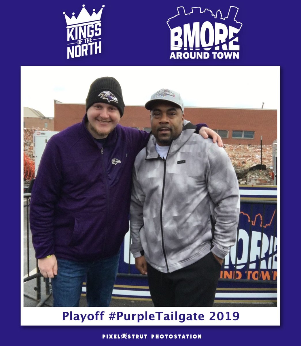 punaman22's tweet photo. Met Jamal Lewis 2day getting Pumped for Ravens Playoff game #PURPLETAILGATE https://t.co/XcAFIYFb9C
