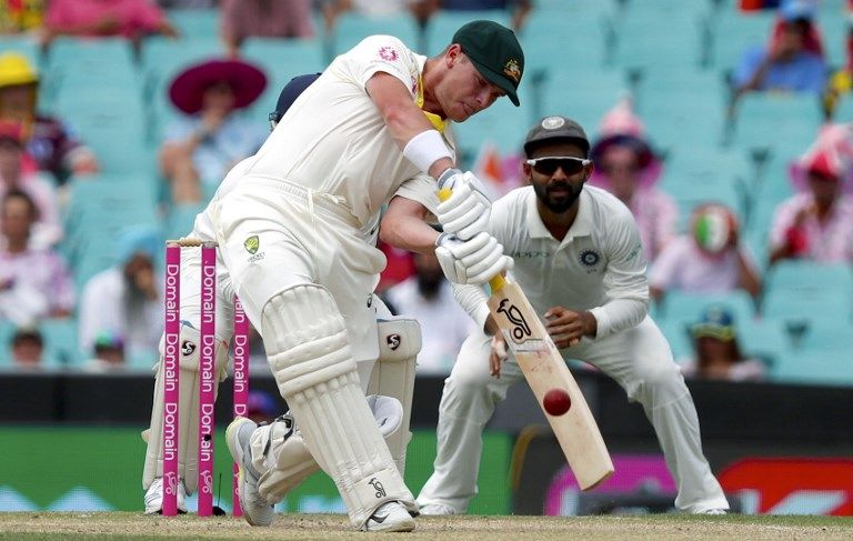bawsww's tweet photo. Australia stumble in reply to India’s gigantic tally https://t.co/sHqSJvJorb https://t.co/rNbHb8Zsp2