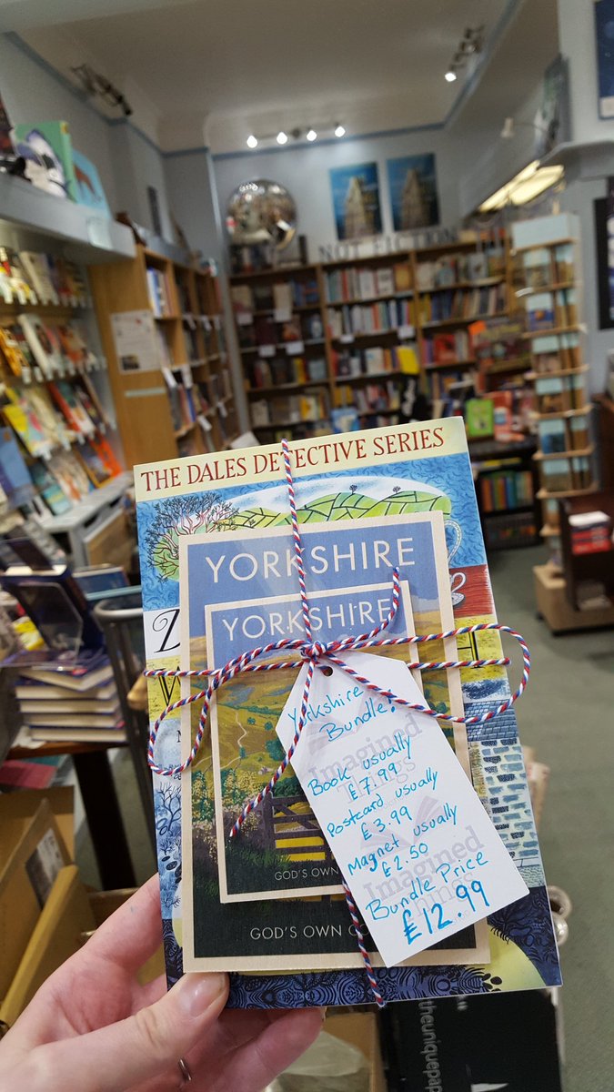 ImaginedThings's tweet photo. Our YORKSHIRE BUNDLE!
Get the first in the wonderful Dales Detective Series - cosy,Yorkshire crime perfect for those who prefer a decent murder mystery that isn't dark or gory!And a matching Yorkshire wooden postcard and magnet! @DalesWriter #Yorkshire #harrogate #BookshopBundle https://t.co/RF7ewCZFlR
