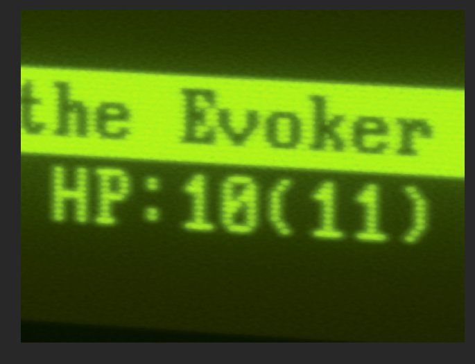 Working on the computer text mode shader. Got scanlines and inverse text working! #screenshotsaturday #oopssunday #screenshotsunday?