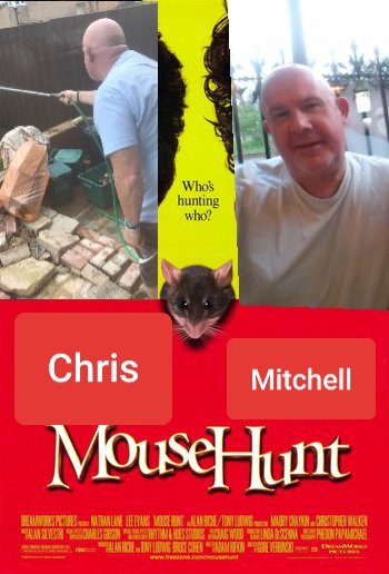 Sidmitch's tweet image. @Big_Tige @robtosprey @PhilkitePhil @GriffithsIeuan a movie has been inspired by the story of mitch chasing the rat in the garden #whoshuntingwho