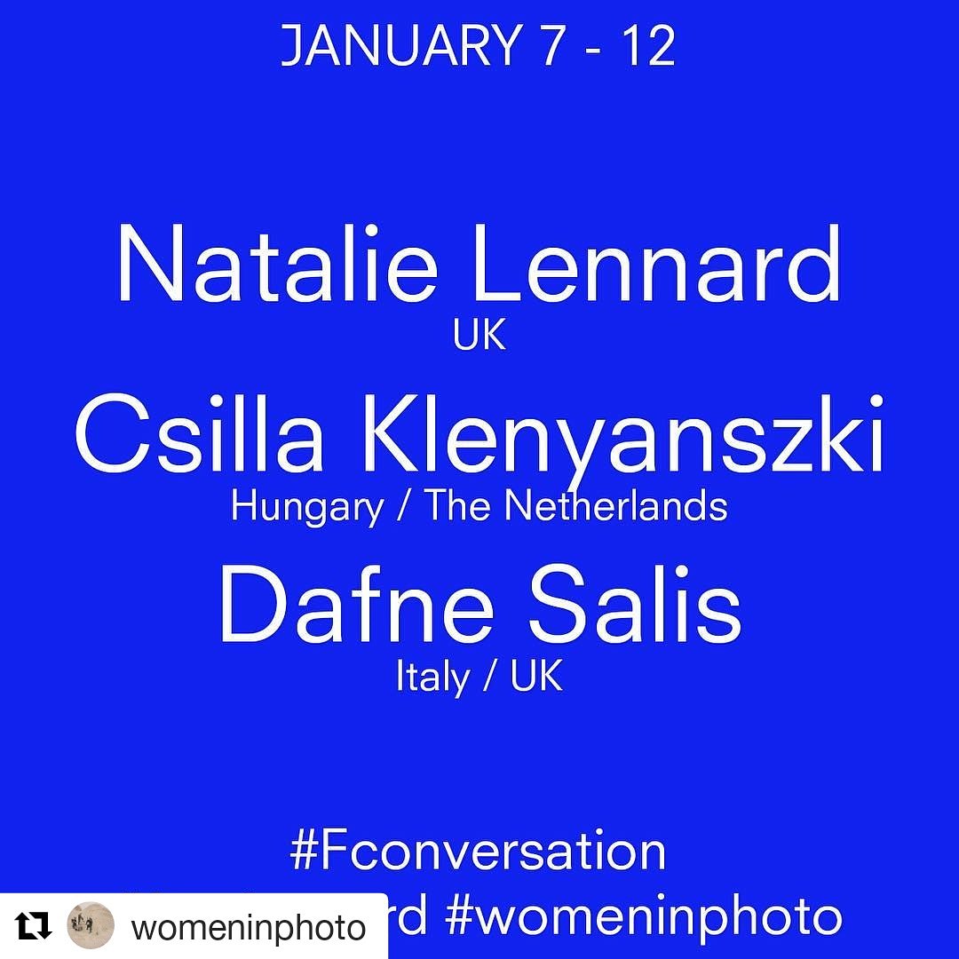 DafneSalis's tweet photo. Happy New Year!! Please follow @WomeninPhoto on Instagram this week for #FFconversation with #natalielennard, #csillaklenyanszky and myself. https://t.co/VqDY7loZHp