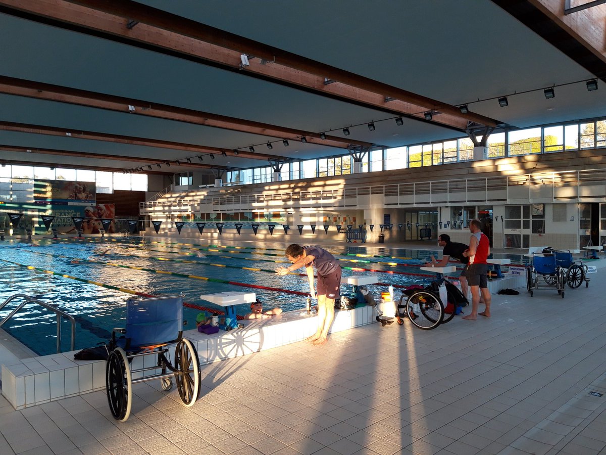 Des records perso à la <a href="/PromClassic/">PromClassic</a> ce matin pour l'équipe de France #paratriathlon 24' H &amp; 33' F en fauteuil, 34' H avec une lame, 42' F avec 2 lames, etc).
Une bonne manière de démarrer le stage #1 à  #boulouris. Séance natation pour récupérer. <a href="/FFTRI/">FFTRI - Fédération Française de Triathlon</a> <a href="/FRAparalympique/">Comité Paralympique et Sportif Français</a>