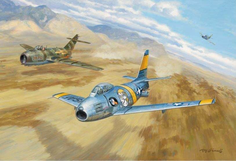theaviationart's tweet photo. "Down on the Deck" by Roy Grinnell
#f86e #mig15 #336FIS #robbierisner #koreawar #coldwar #Squadron #Paintings #Artwork #Aviationart #History #Airplane #Planes #warbird #carrierplane #classicaircraft #militaryhistory #fighteraircraft #aviationpic #jet https://t.co/dYhARHFaP6