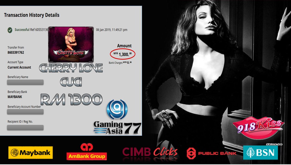 GamingAsia1's tweet photo. 918Kiss games tips kami berhasil. Customer ikut game tips kami dan menang besar harini!!! 918Kiss *Cherry Love* dapat cuci RM1,300!!! Bossku mari join games ONG kami hari ini ya
W/s: 6013-4002655 
#918kiss #pussy888 #leocity88 #gw99 #ace333 #joker123 #onlinecasinomalaysia https://t.co/hZFTxeNbpP