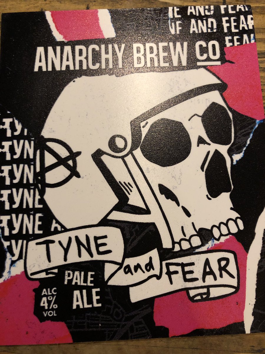 Fresh on the taps is the superb Tyne and Fear from <a href="/AnarchyBrewCo/">Anarchy Brew Co</a> with the awesome <a href="/TyneAndFear/">Tyne & Fear</a> roller derby team!