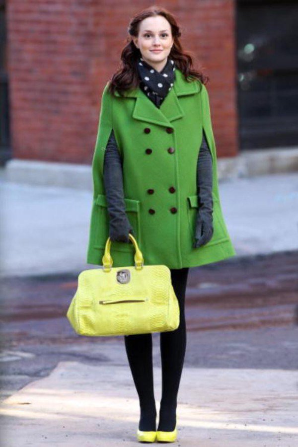 blair waldorf green dress