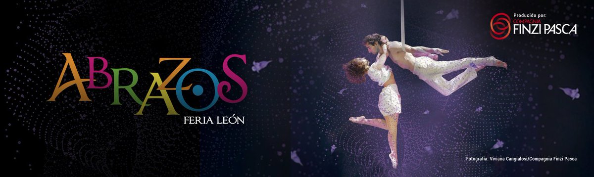 ¡Queridos amigos de México!, 2019 empieza con Abrazos en la feria de León. Un espectáculo familiar al estilo Finzi Pasca dentro del domo de la feria, del 11 de enero al 5 de febrero. ¡Los esperamos!

ferialeon.com.mx/espectaculos-i…

Compra tus boletos aquí: eticket.mx/busqueda.aspx?…