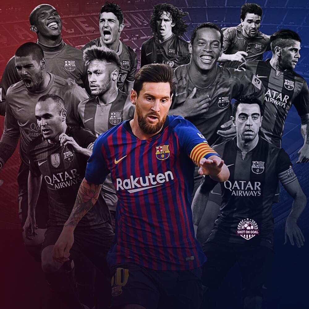 #FCB legends come and go, but the GOAT remains 🐐