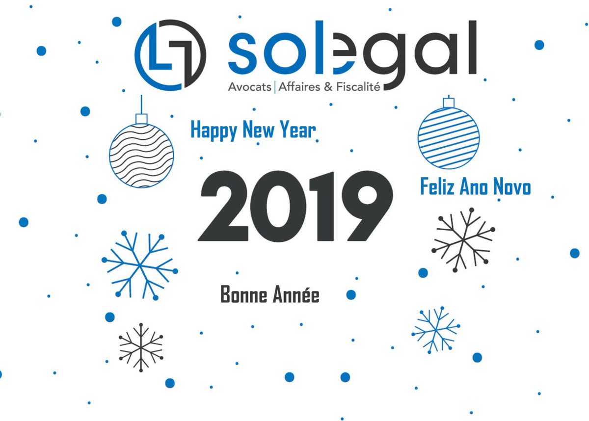 _Solegal_'s tweet photo. Bonne année 2019, clients &amp; partenaires ! @_Solegal_ grandit pour meilleure expérience #avocat - client. Happy new year 2019, clients &amp; business partners! @_Solegal_ grows to provide a better client experience in #legal services delivery. #legaldesign https://t.co/fX5IBxiDu3 https://t.co/YKwqnr63ZW
