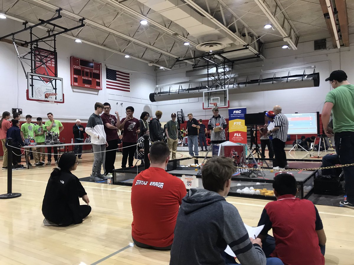 The Bectobots competing today at the FTC competiton at Emerson High School! 🤖 #bectonpride #bectonsbest