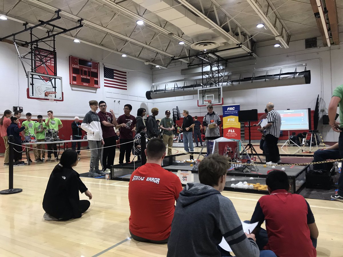 Bectobots's tweet photo. The Bectobots competing today at the FTC competiton at Emerson High School! 🤖 #bectonpride #bectonsbest https://t.co/26wWi5uk2M