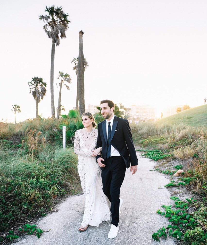 Ray Santana Photography: New Years wedding with the beautiful Adrian &amp; Zach on South Beach!! Stunning @maisonvalentino dress. So much ❤️ in this wedding!! Blessed...  Goodtimes  #nyc #fashion #nycfashion #southbeach #picoftheday #valentino