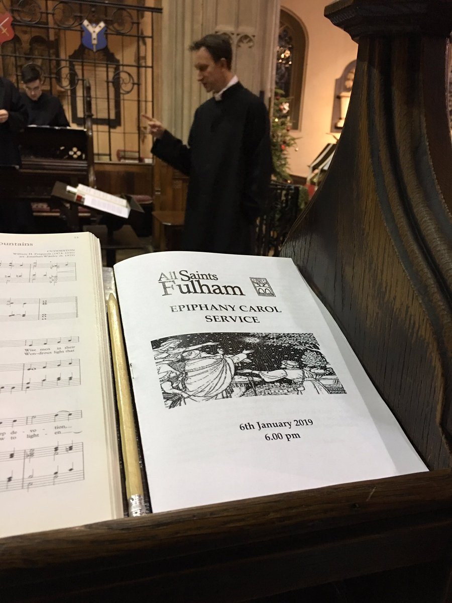 🙌Rehearsing for tonight’s #Epiphany carol service - join us at 6pm😃