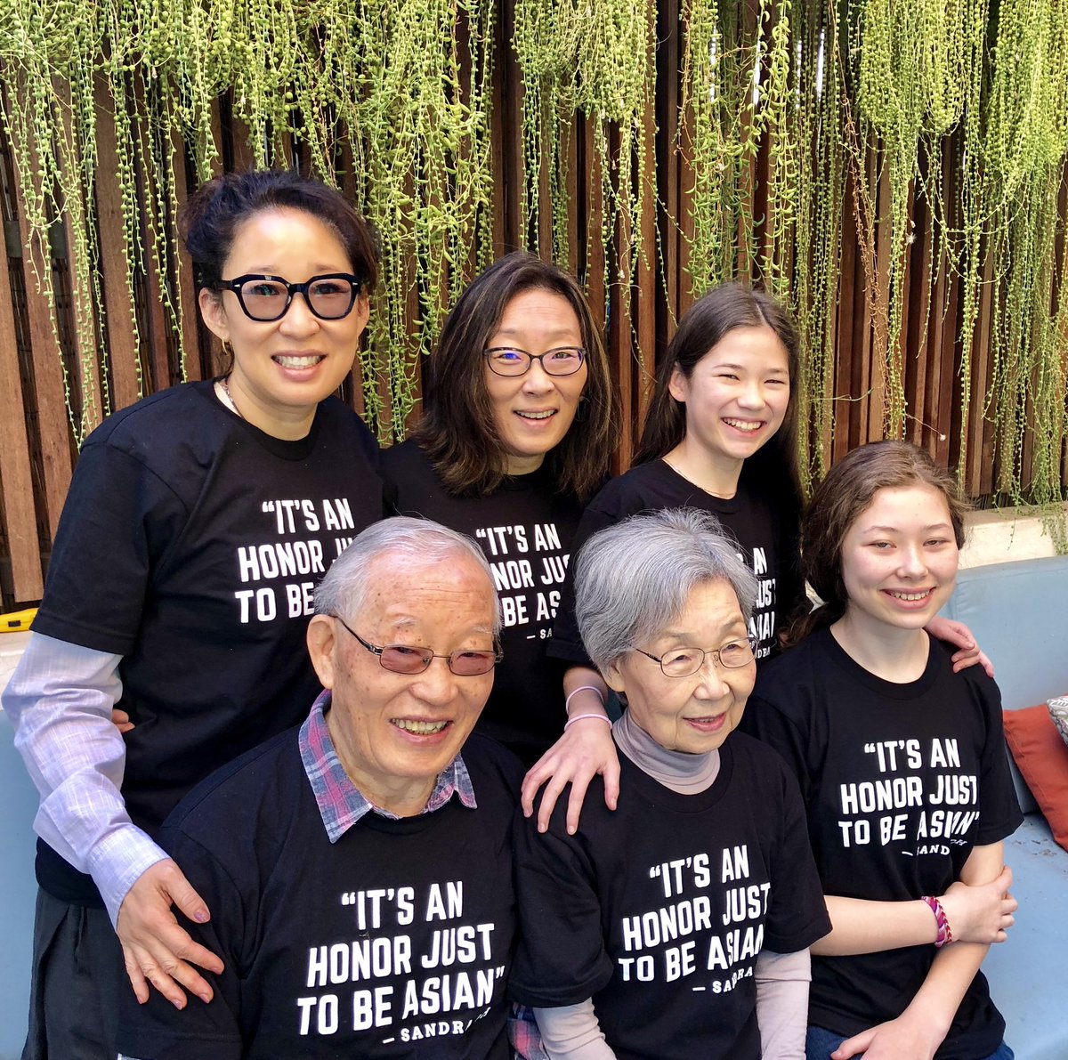 Thank you beloved family (ps—why are mom and dad not looking at camera?)