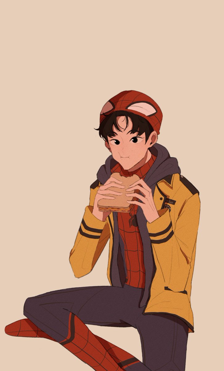 rawraau's tweet photo. peanut butter jelly sandwich for breakfast! #marklee https://t.co/TGDg2aAM6z