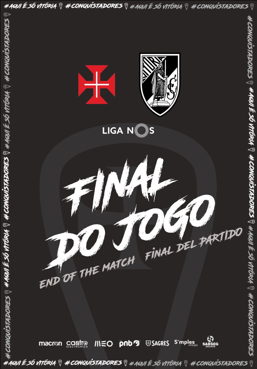 VitoriaSC1922's tweet photo. ⚔️ Belenenses 1-0 Vitória SC ⚔️
#AquiÉSóVitória #Conquistadores #BELxVSC #LigaNOS https://t.co/ICqfZkv7vU