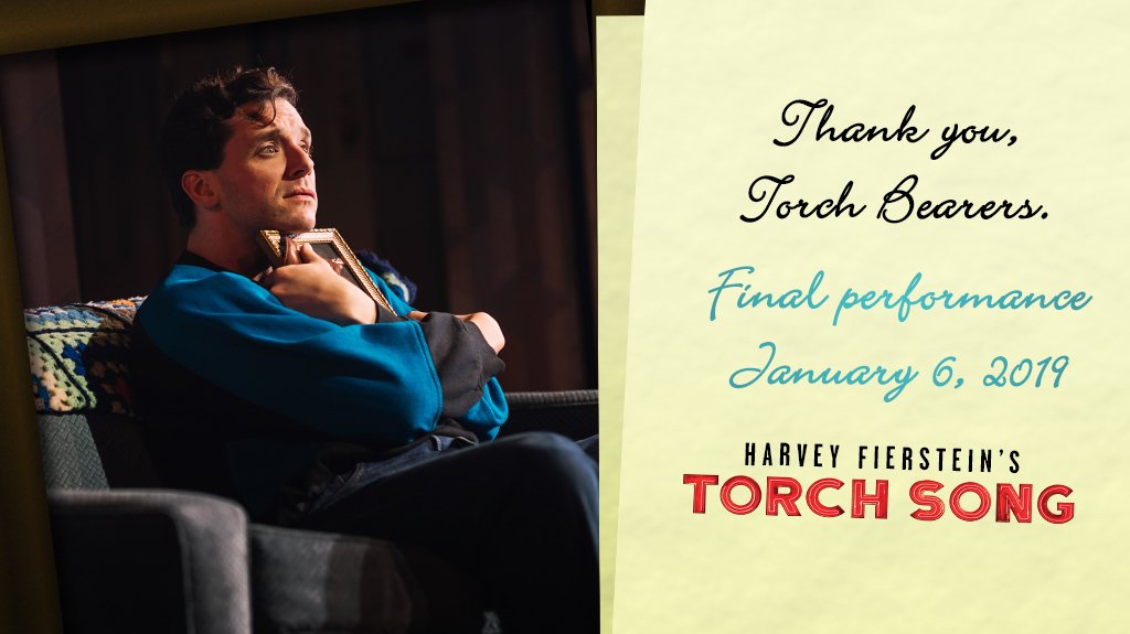 We will forever hold this family close to our hearts. Today, we celebrate #TorchSongBway's final performance at the Hayes Theater. Thank you to the #TorchBearers for all of the love and respect. #TheTorchIsLit