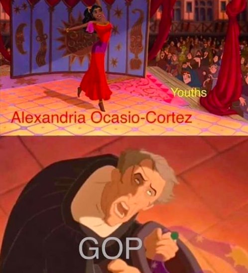 VeeYAYGahs's tweet photo. Couldn't find the original source for this brilliance. But had to share it anyway. It's TOO good.
#aocdancing https://t.co/ZYoLbO3MVW