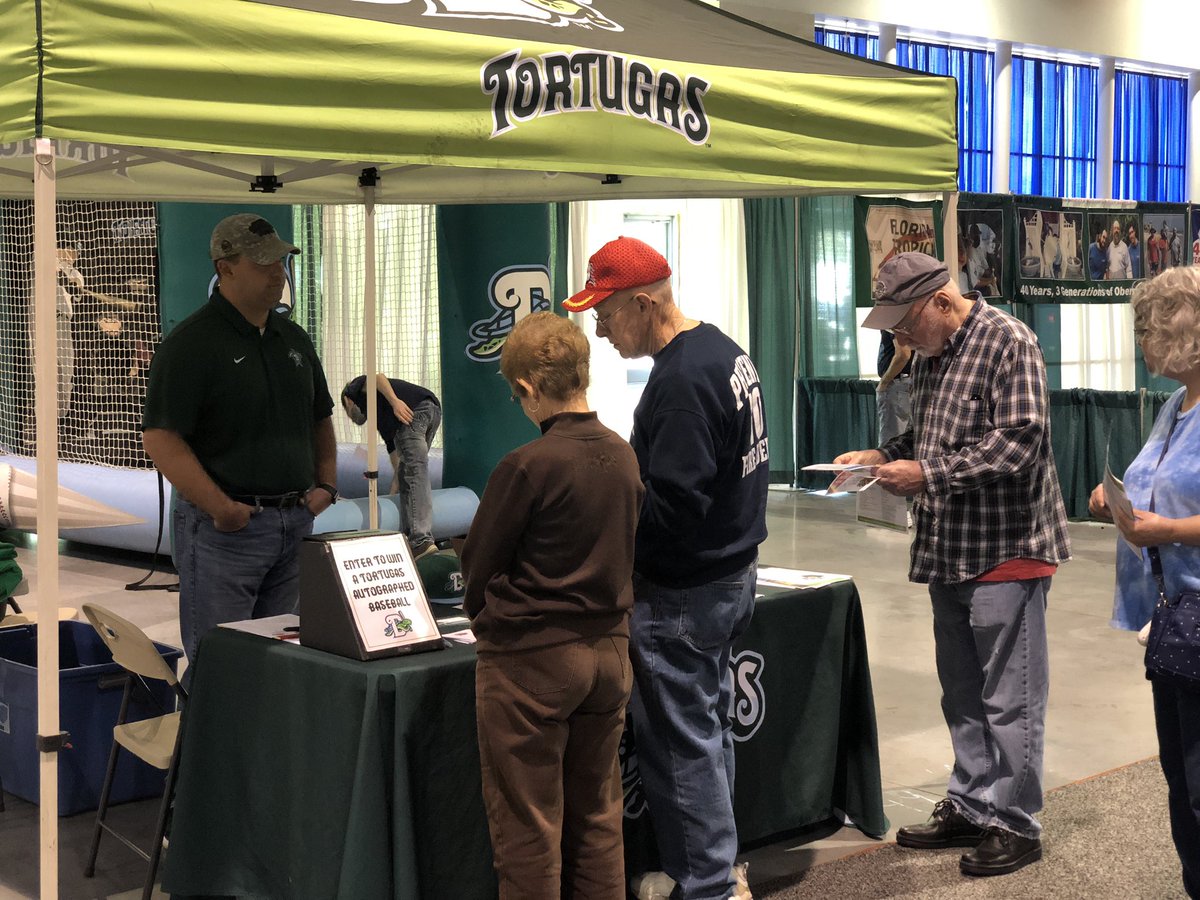 daytonatortugas's tweet photo. And who says you can’t be in two places at once? We are LIVE at the Volusia County Home Show! https://t.co/MzDlrR4CmI