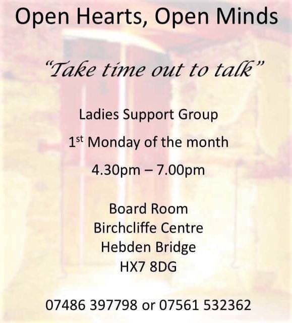 EileenKelly33's tweet photo. Yet another young life lost, affecting many families in the Calder Valley. There are 2 groups on tomorrow night in #HebdenBridge. Open Minds for ladies from 4.30-7pm at @BirchcliffeHB &amp; @andysmanclubuk from 7pm @HebdenTownHall, also @Theshaystadium #Halifax at 7pm  💔 https://t.co/IQN3YmNMvg