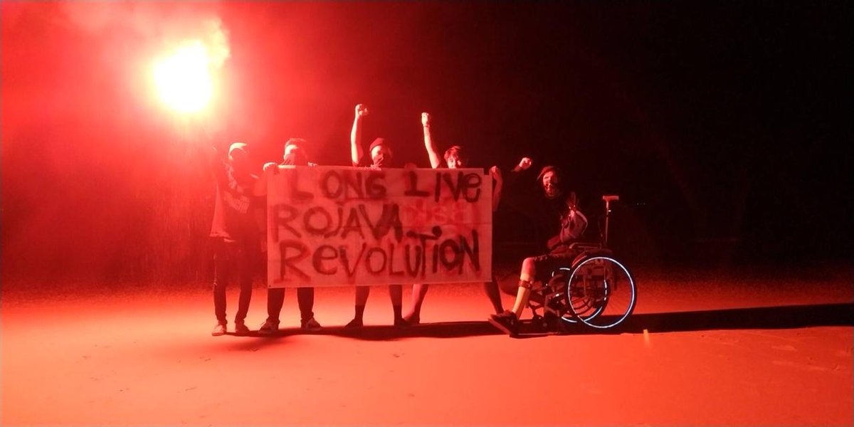 ikarusspace's tweet photo. From East Borneo to Rojava. Love and anarchy!  @DemandUtopia @PostscarcityA @IGD_News  @AbolitionMedia @AnarchistAgency @OccuWorld https://t.co/1uVokO5bEC