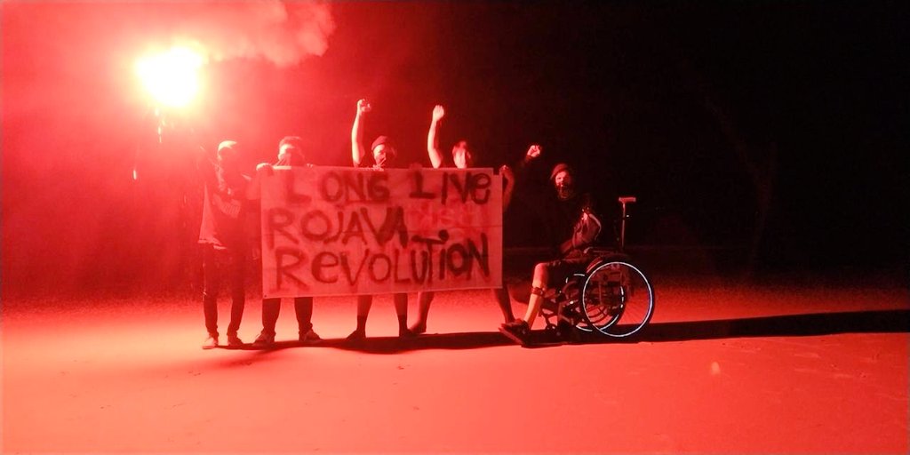 ikarusspace's tweet photo. From East Borneo to Rojava. Love and anarchy!  @DemandUtopia @PostscarcityA @IGD_News  @AbolitionMedia @AnarchistAgency @OccuWorld https://t.co/1uVokO5bEC