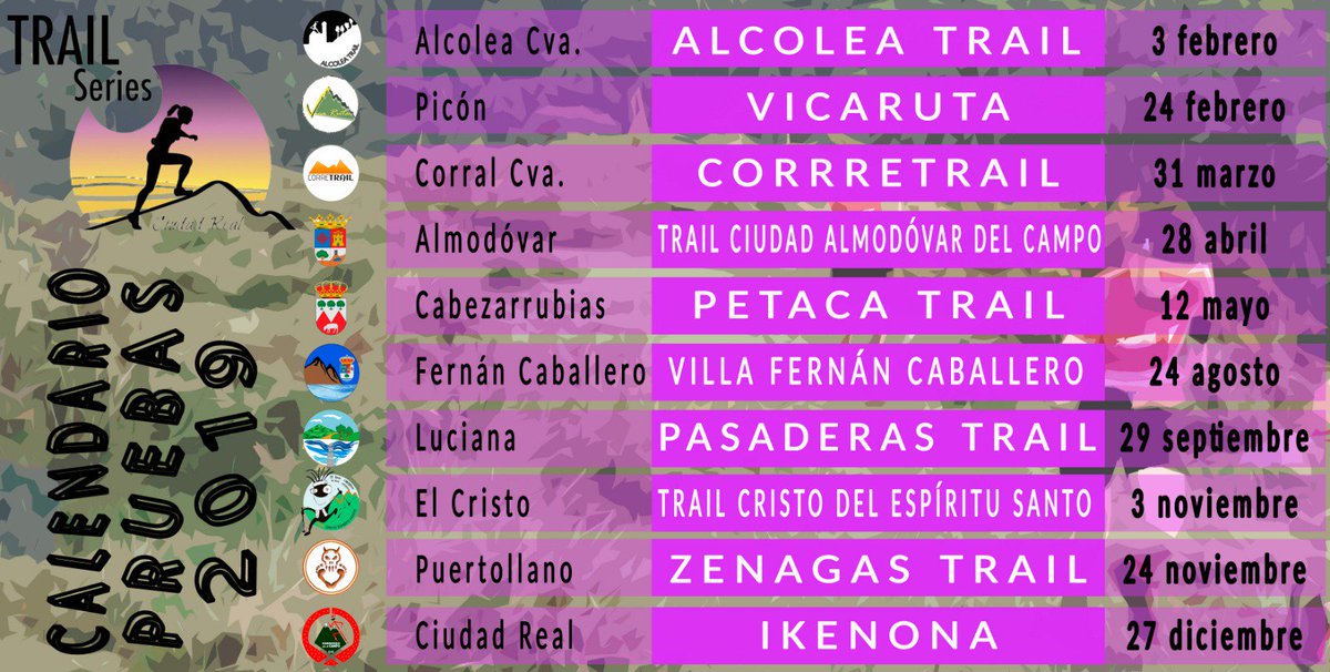 Los Reyes nos han traido calendario 📅 
#trailseriesciudadreal