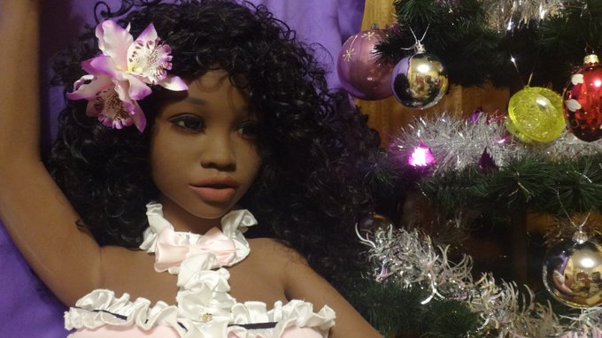 Doll and Christmas tree https://t.co/74YeBeNBme