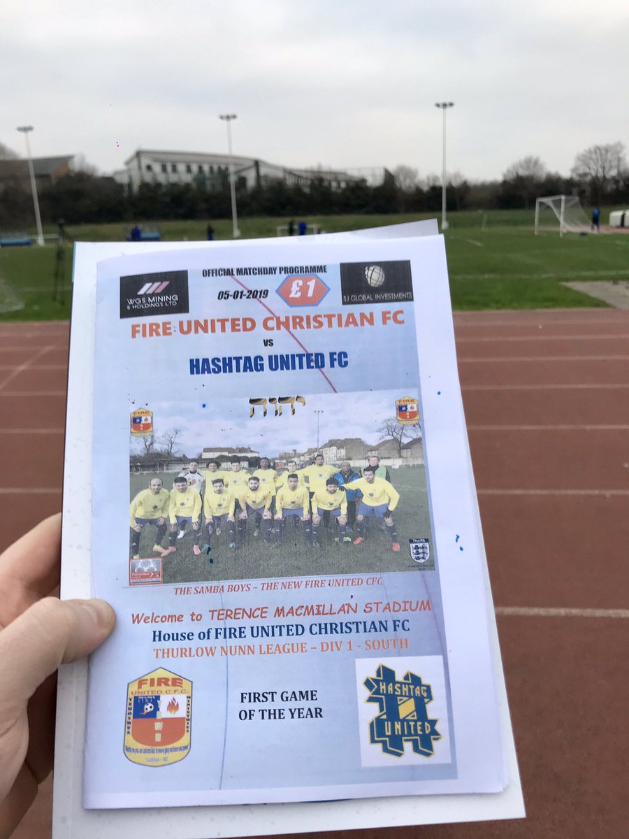 ⚽️Match 124 of 2018/19 at The Terence McMillan Stadium for <a href="/FIREUNITEDCFC/">FIRE UNITED C.F.C.</a> 0 <a href="/hashtagutd/">Hashtag United</a> 4 in the <a href="/ThurlowNunnFL/">Eastern Counties</a> Eastern Counties League Division One South.
<a href="/footballgrounds/">Football Ground Map</a> no 557 <a href="/NonLeagueCrowd/">Non League Crowds</a>
#Groundhopping ⚽️