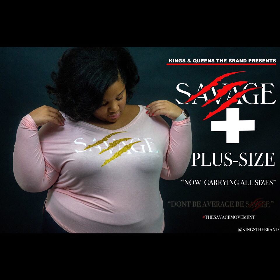 moneyE4J's tweet photo. Kings & Queens The Brand brings you Savage Plus➕. We will now be carrying all sizes and super sizes from 1x-6x. Don’t Be Average Be Savage🖤❤️. #SavageUp #TheSavageMovement #Savage #PrettySavage #SavagePlus. All serious injuries DM @kingsthebrand https://t.co/7ANfEuwRt2