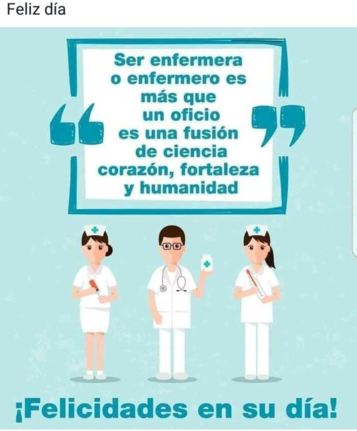 ErnestoCordero's tweet photo. Felicitaciones a la enfermería mexicana... https://t.co/ZYU9TCPQZh