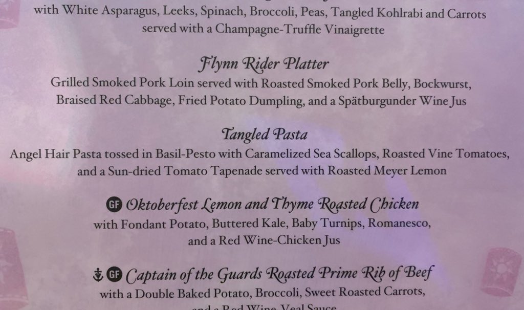 “Tangled Pasta” is “Angel Hair” pasta! Because... of course it is! 🤣😂 #DisneyCruise <a href="/DisneyCruise/">Disney Cruise Line</a>