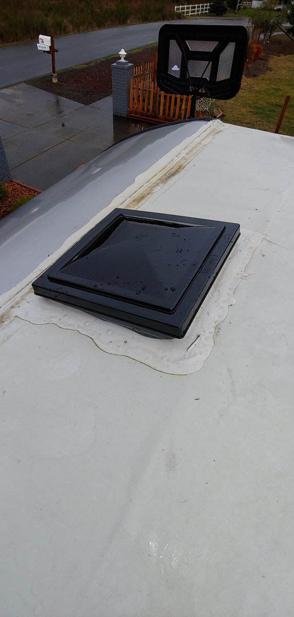 s_yabs's tweet photo. Needed to change a skylight in my @ForestRiverBus Salem Cruise Lite travel trailer. Flawless attention to detail. Now I wonder where that screw goes. https://t.co/FIhe1jQUkm