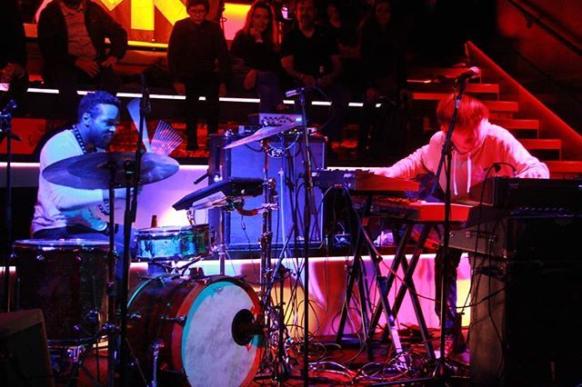 My Christmas present from @Flutana was a marathon pass to @nycwjf last night.
We caught @BigYuki and @Smithsoneon at @nublunyc
Mind BLOWN!!!! Snagged this photo while they were performing.
#WinterJazzFest #NYCWJF #BigYuki #Smithsoneon #NuBluNYC http://bit.ly/2sbYqj2