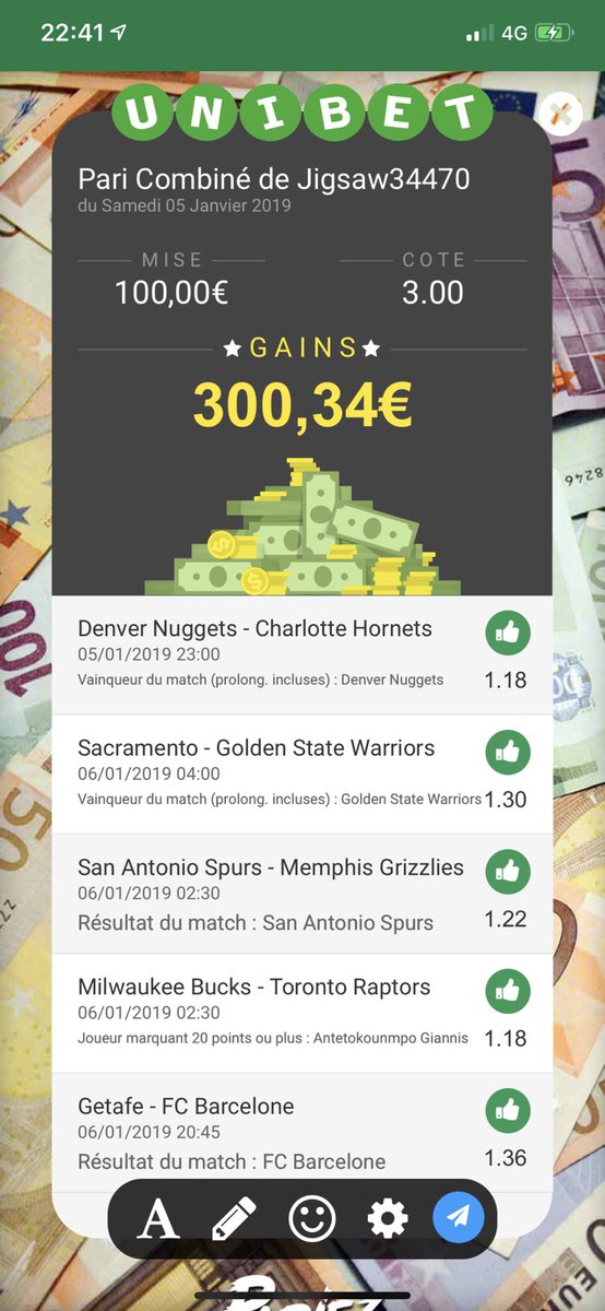 Le VIP gliiisse les Amis , pour nous rejoindre venez en privé les amis...
@ProSports34 @Parions71 @parionsmieuxcom @Parionsentreami @PronosForFoot @BotParionsSport @ParionsSport45 @ParionsSportEL @Prono2Ouf_ @UnibetFrance @dominiquetruth