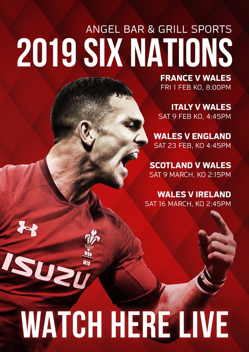 We will be showing all the #sixnations games live on our big screens. 1st game Friday 1st February 8pm