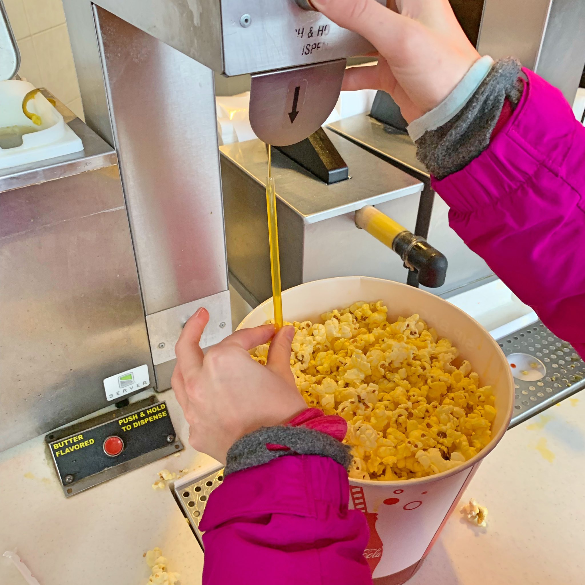 Michael Brodkorb on X: My kids are living in 3019 as they use a straw to  get the melted butter deep inside the popcorn bucket.   / X