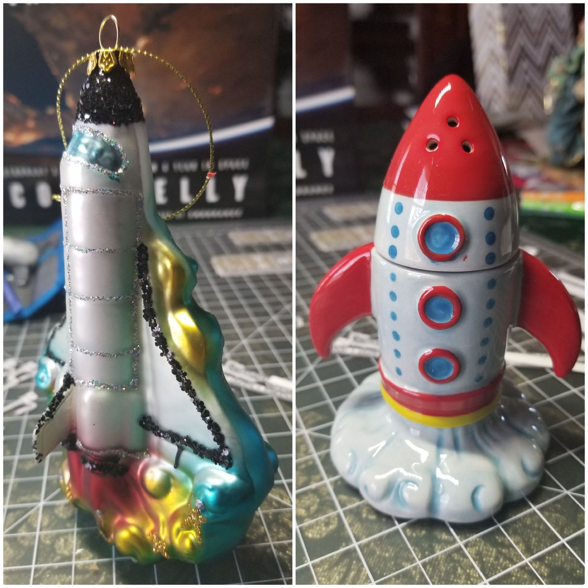 remays's tweet image. Here are some cool #space gifts I received this past holiday...and, Yes, that IS a copy of @StationCDRKelly's #InfiniteWonder serving as the backdrop..awesome photos! #EarthObservation