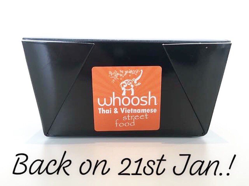 WhooshColeraine's tweet photo. Hi foodies! After an extremely busy 2018, it is now time for the whoosh gang to take a break and recharge the batteries! We’re taking a short break from 7th to 20th January... Will be back and cooking as usual on Monday 21st! See you then! 🥡🥡🥡 https://t.co/Tc9Tw4MvhF