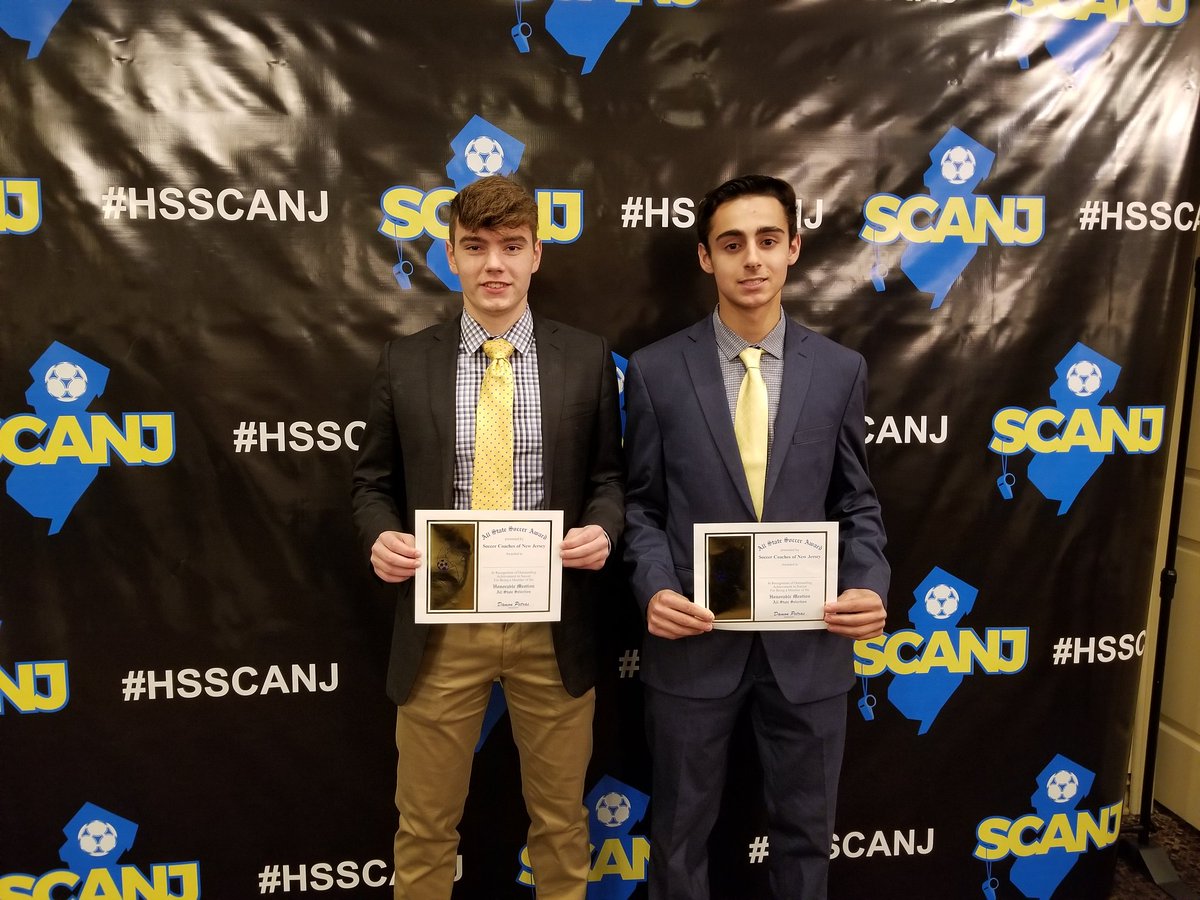 Congrats to Garrett Mironenko and Lucas Mainenti for earning All-State honors today at the Pines Manor.  #TBAB #FB #moretocome #hardtoreplace #luckycoach