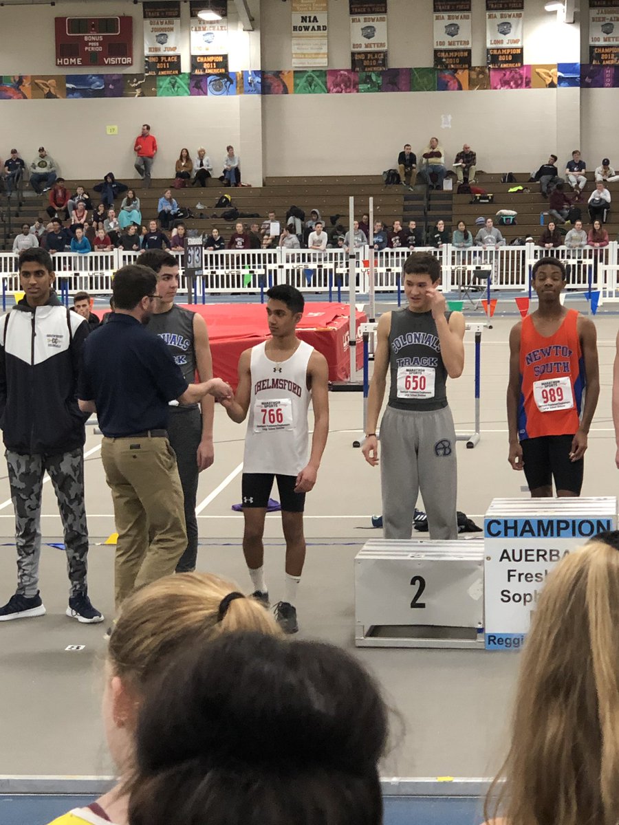 chelmsfordtrack's tweet photo. 6th place in the 300 for Shreyas Chaturvedula! His second time on the podium and he qualified for states! @_LionsAthletics https://t.co/qa4I2VIhck