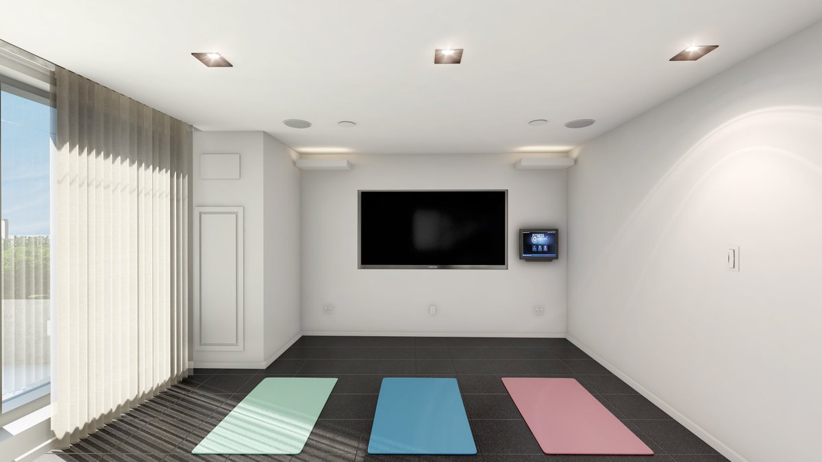 The two-story fitness center and open-air yoga room at #345harrison is fully equipped to give residents an extensive facility that’s right at their finger tips, to meet all their #gymgoals in 2019
