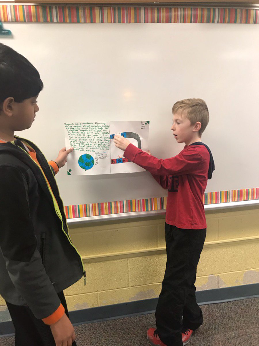 FullerFourth's tweet photo. Students sharing their posters on the science unit Magnetism and Electricity 😊. https://t.co/5GT5YPd1ZM