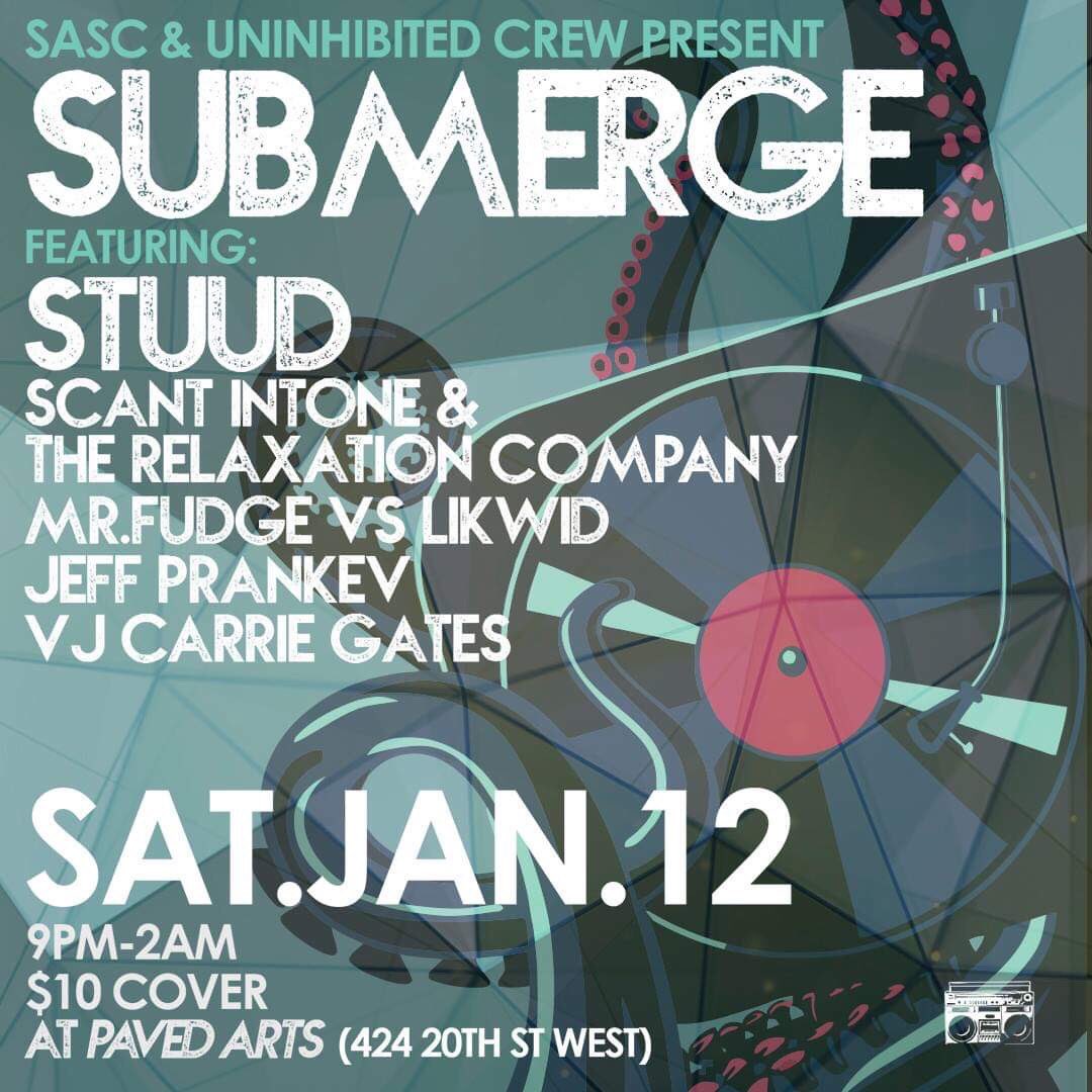 SASKATOON: Next Saturday night SASC &amp; Uninhibited present SUBMERGE. All-star lineup, old school vibe. Go deep! facebook.com/events/1115958…