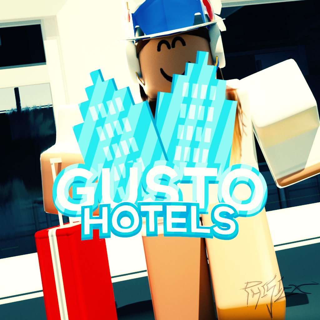 Coms Open Phisicx On Twitter Gusto Hotels Icon And Logo Robloxdev Roblox - gusto hotel roblox