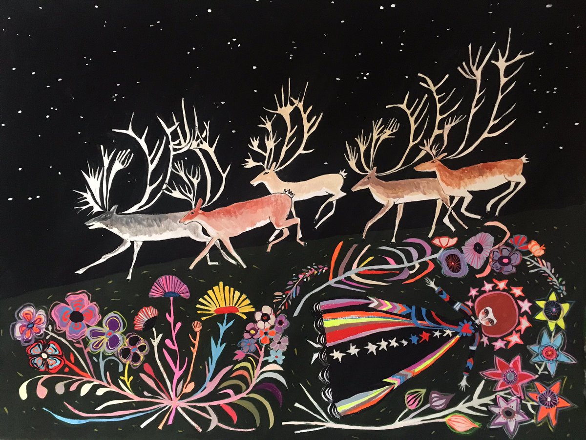 suzannekiggins's tweet photo. By The Caribou #art #contemporaryart #folkart #brooklynartist #portrait #landscape #woman https://t.co/9M5ASEBSUc